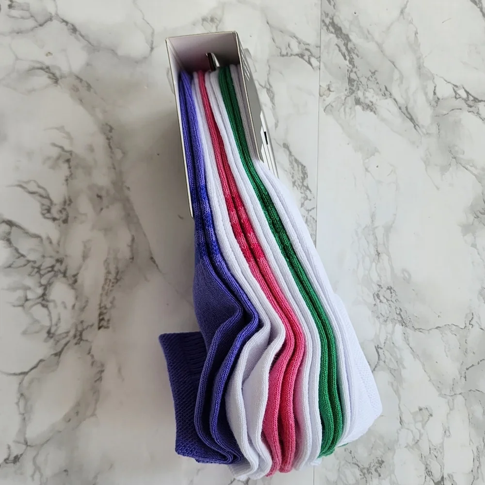 Adidas Superlite No Show Socks, Women's 6 Pair  Size 5-10,  new multi-color